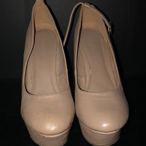Nude forever 21 wedges